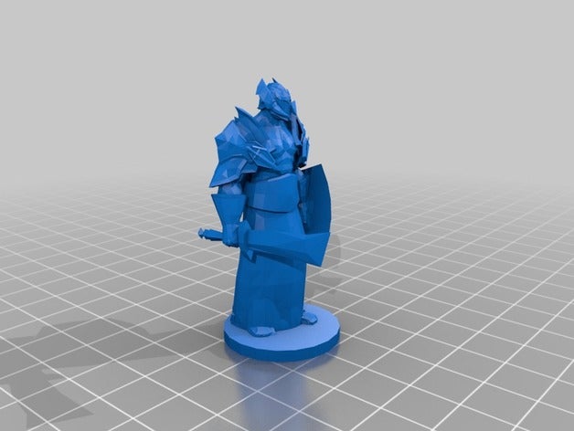 d&d paladin jeux 3D print model - Mito3D
