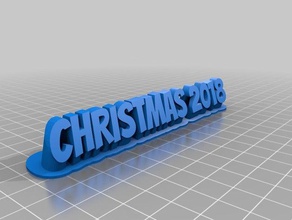 christmas 2018 office customized 3d print model - Mito3D