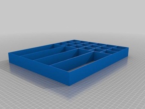 12po 15inx 15in tiroir diviseur de l'organisation diviseurs dessin office 5s 3d print model - Mito3D