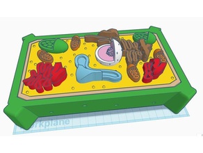 plant cell Modell Biologie 3d print model - Mito3D