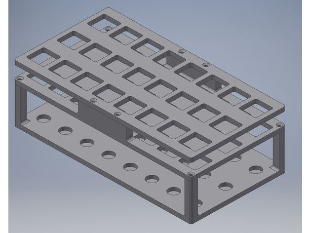 support de tube l'organisation premier le stand nid 3D print model - Mito3D