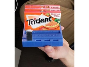 trident gum holder organizer organization 3d print model - Mito3D