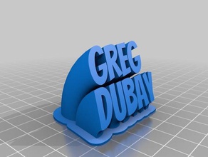 greg office customized 3d print model - Mito3D