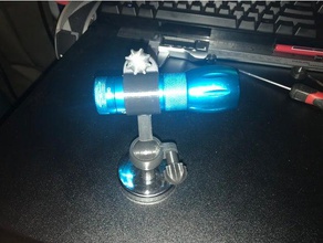 magnetic flashlight mount tools 3d print model - Mito3D