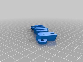 raeleigh2 keychains customized 3d print model - Mito3D