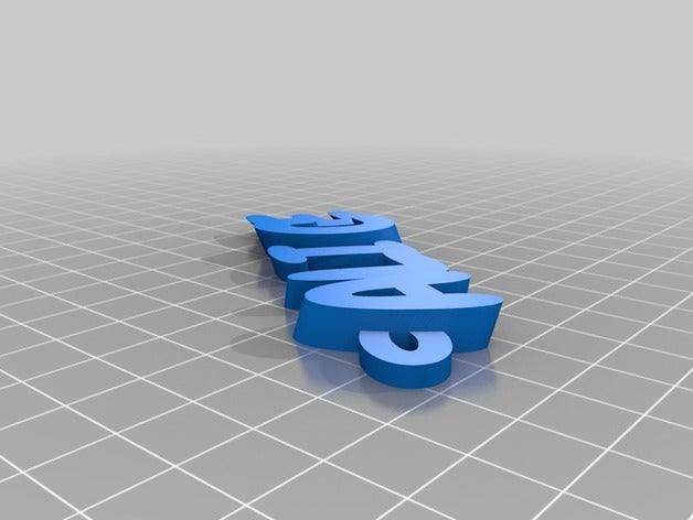 alice anahtarı Anahtarlık özelleştirilmiş 3D print model - Mito3D