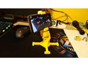 phone holder mobile rotable stand 3d print model - Mito3D
