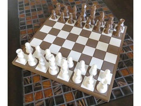 mm jeu d'échecs 3d print model - Mito3D