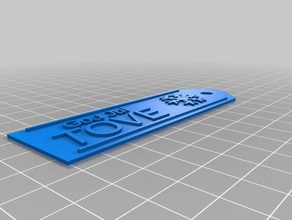 Tem tove işaretler logoları özelleştirilmiş 3d print model - Mito3D