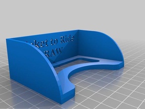 ticket ride card holder toy game accessories boardgames tickettoride 3d print model - Mito3D