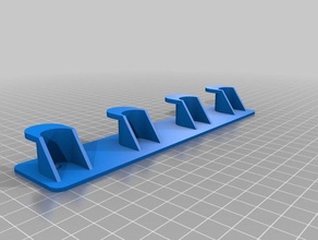 mtos 4 hook hanger organization hamger 3d print model - Mito3D