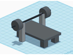 roblox prison life playset weight bench art 3d print model - Mito3D