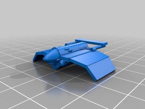 cloakshape savaşçı oyunlar uzay gemisi starfighter star wars x-wing minyatür 3d print model - Mito3D