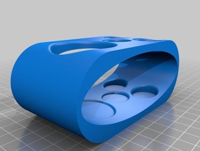 la pasta de dientes cepillo los titulares cuarto baño 3d print model - Mito3D