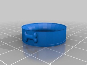 dog bowl pets dogfood dogs pet bowls petsuplies 3d print model - Mito3D