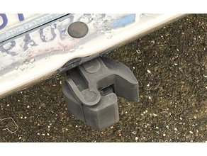 railroad knuckle coupler hitch automotive 3d print model - Mito3D