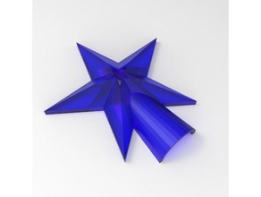 Noel ağacı top star dekor dekorasyon 3d print model - Mito3D