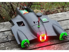 reptile harrier s1100 matek tail buzzer led mount rc vehicles 3d print model - Mito3D