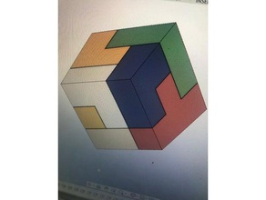 3x3 puzzle del cubo di media 3d print model - Mito3D