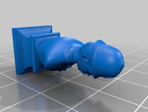 Büste-der britische Polizist Kunst selten 3d print model - Mito3D