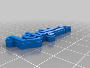 leighton Anahtarlık özelleştirilmiş 3d print model - Mito3D