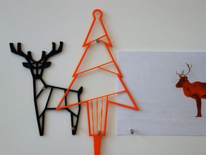 árbol de navidad topper la torta cocina comedor decoración alimentos nsfw el origami 3d print model - Mito3D