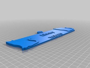 my customizednametag 2 cats office 3d print model - Mito3D