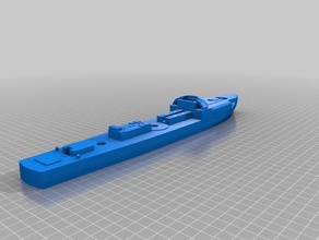 1100 s-100 schnellboot e-boat vehicles model ship naval wargames scale torpedo boat wargaming ww2 wwii 3d print model - Mito3D