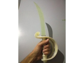 pirate sword toys games 3d print model - Mito3D