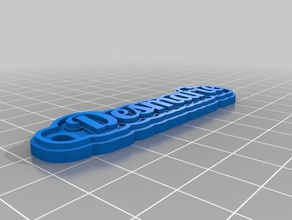 desmarie keychains customized 3d print model - Mito3D