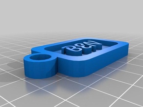ben de porte-clés personnalisé 3d print model - Mito3D