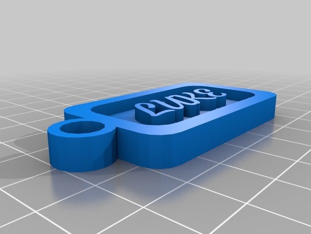 luke Anahtarlık özelleştirilmiş 3D print model - Mito3D