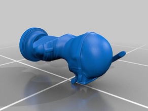 buste-plongeur-moderne art rare 3d print model - Mito3D