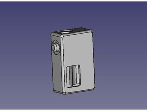 squonk dinky cuboide 18650 fdm di stampa altri ecig squonker vape mod 3d print model - Mito3D