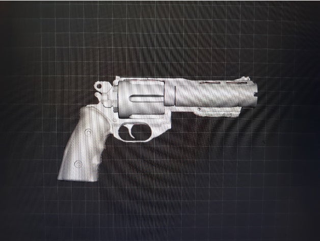 prop gun cartoon-ish props 3D print model - Mito3D