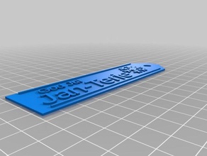 jan-t giftt işaretler logoları özelleştirilmiş 3d print model - Mito3D