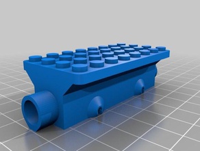 legoduplo compatible trenes de las pistas madera playsets brio lego orbrium ferrocarril tren 3d print model - Mito3D