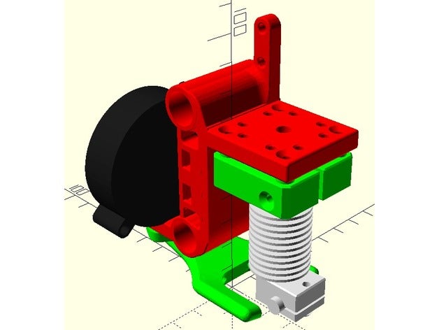 hypercube 300 lite carriage precision piezo orion e3d v6 printer parts 3D print model - Mito3D