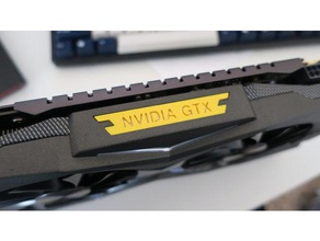 replacement zotac logo gtx 1080 amp edition other 3d print model - Mito3D