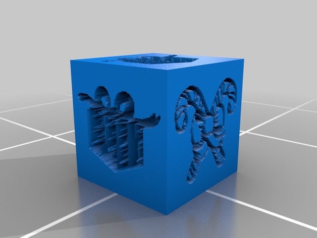 Weihnachts-Würfel-set 2 kundengebundene Spiel xmas 3D print model - Mito3D