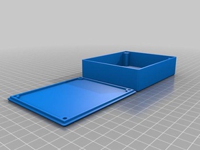 meine angepasste Projekt-box Deckel Schrauben 95x80x23 Elektronik 3d print model - Mito3D