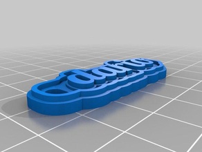 dario i segni loghi personalizzato 3d print model - Mito3D