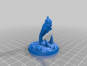 40k venomtrophe bases criaturas warhammer 3d print model - Mito3D