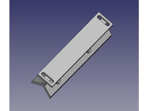 led-Streifen-edge-mount-helfen-Draht-Löcher andere Halter ikea fehlen led stip 3d print model - Mito3D