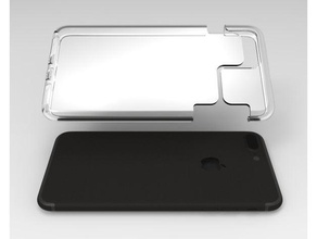iphone 7 & 8 plus case mobile phone 3d printed apple arlencreate arlenllc cad cool design engineering modern rhino slide 3d print model - Mito3D