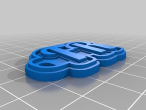 fr keychains customized 3d print model - Mito3D