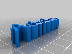 mi texto personalizado otros 3d print model - Mito3D