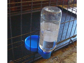 dog water dispenser pets 3d print model - Mito3D
