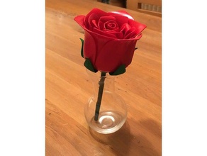rose 3d-drucken Kunst Blume 3d print model - Mito3D