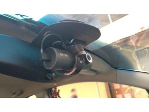 70mai dash cam holder behind rear view mirror vehicles 3d print model - Mito3D